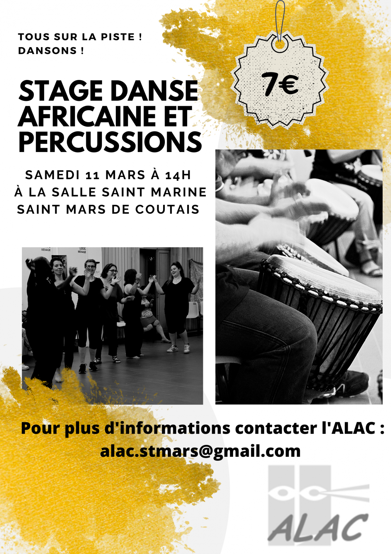 Flyer danse africaine stage