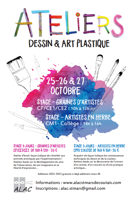 Flyer dessin toussaint petit
