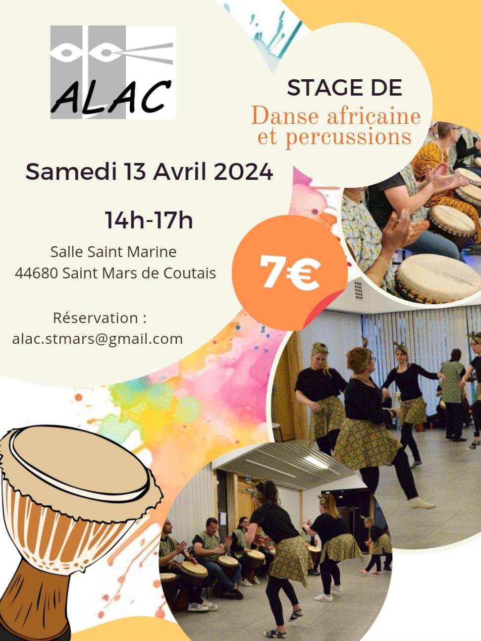 Stage danse avril 2024